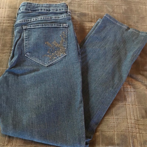 jeans with embellished back pockets